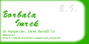 borbala imrek business card